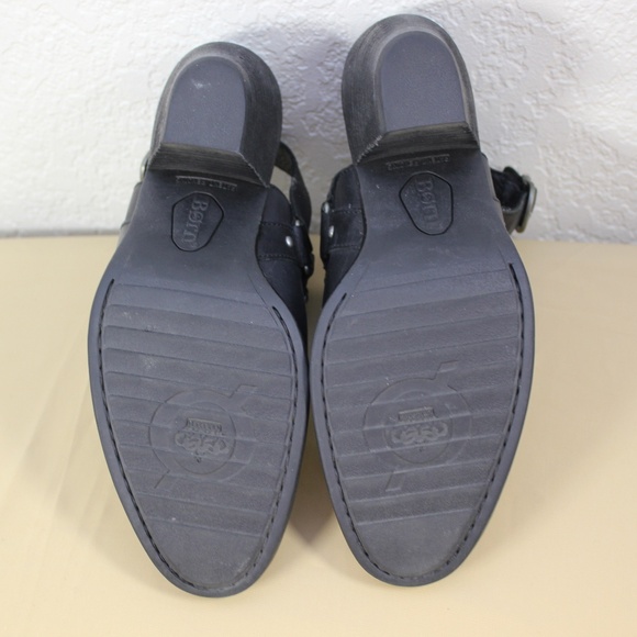 BORN Women's Mule Studded Shoes Black  Size 7 - Picture 8 of 8